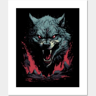 Werewolf Attack Posters and Art